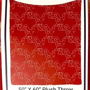 Destination Holiday Valentine's Throw Blanket